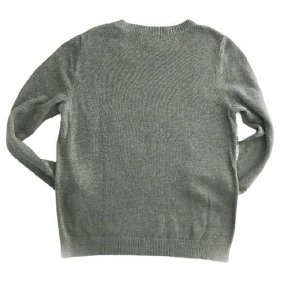 Liz Claiborne Sequin Gray Sweater Size Large - Picture 2 of 2